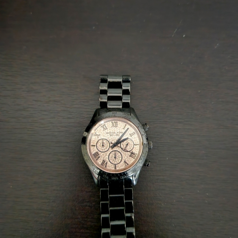 Black Michael Kors watch